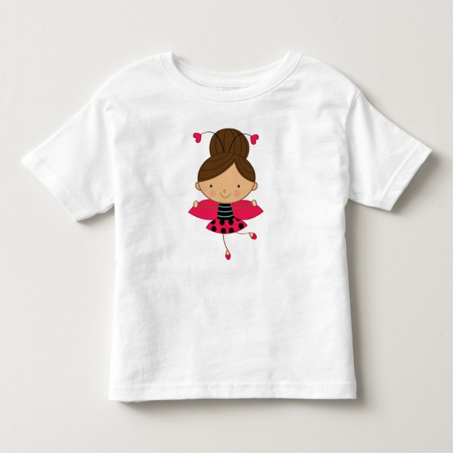 Ladybug Fairy Princess Toddler T-Shirt (Front)