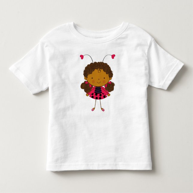 Ladybug Fairy Princess Toddler T-Shirt (Front)