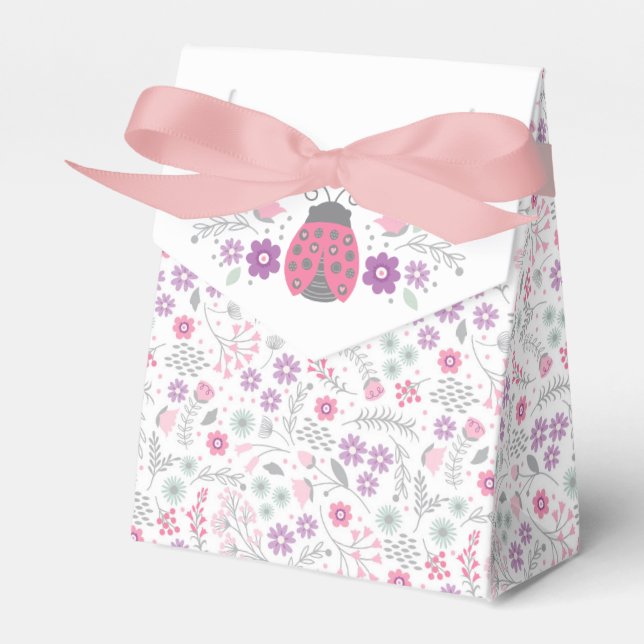 Ladybug Favour Box (Front Side)