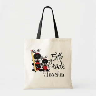 Ladybug Fifth Grade Teacher's Tote Bag