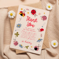 Ladybug Floral Baby Shower