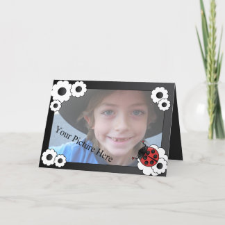 Ladybug Frame Card