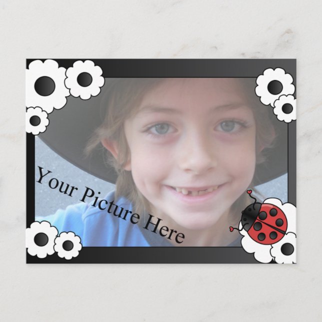 Ladybug Frame Postcard (Front)