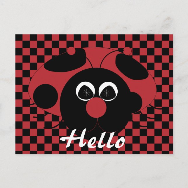 Ladybug Fun Postcard (Front)