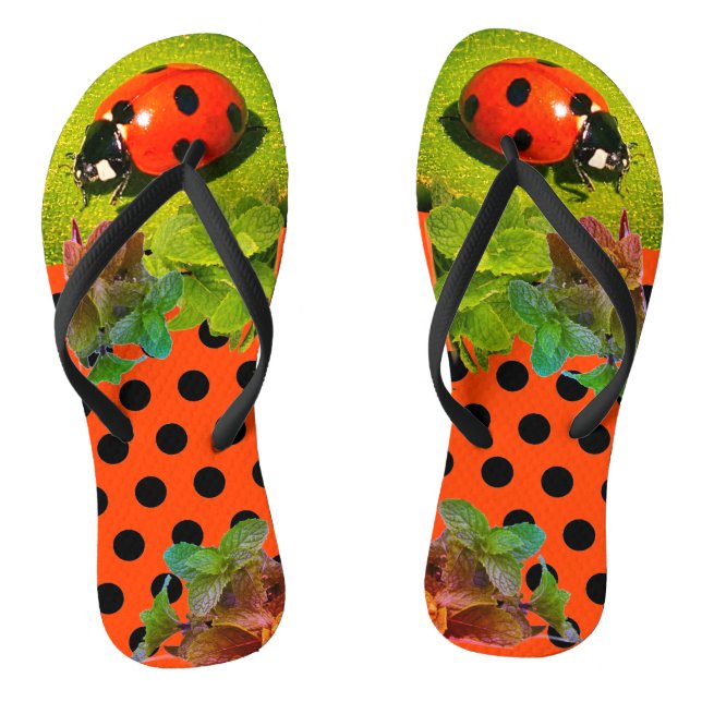 Ladybug Fun Thongs (Footbed)