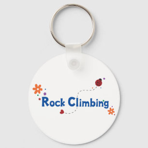 Ladybug Garden Rock Climbing Key Ring