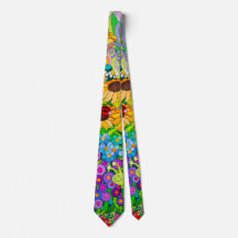Ladybug Garden Tie