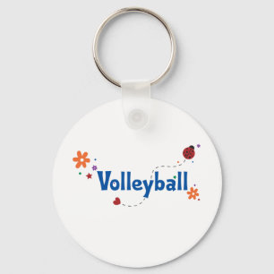 Ladybug Garden Volleyball Key Ring