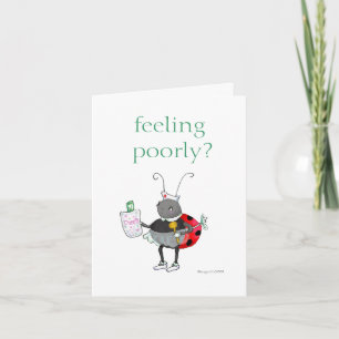 Ladybug Get Well Card