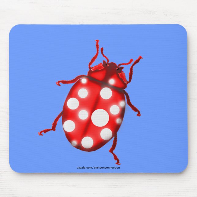 LadyBug Gifts for Buglovers & Gardeners Mouse Pad (Front)