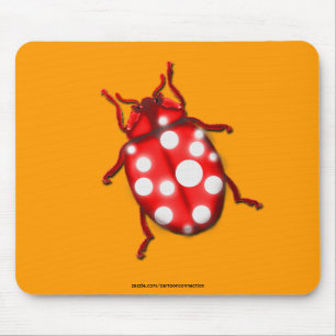 LadyBug Gifts for Buglovers & Gardeners Mouse Pad
