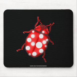 LadyBug Gifts for Buglovers & Gardeners Mouse Pad