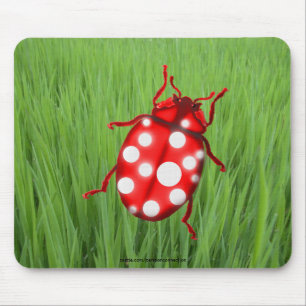 LadyBug Gifts for Buglovers & Gardeners Mouse Pad