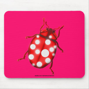 LadyBug Gifts for Buglovers & Gardeners Mouse Pad