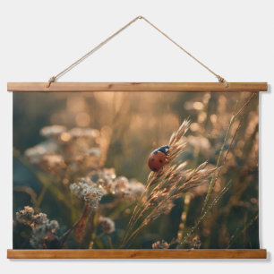 Ladybug Golden Meadow Morning Wall Art