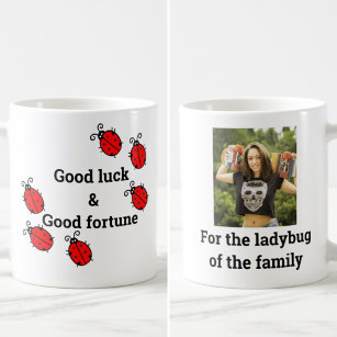 LadyBUG Good Luck Fortune Family Amulet Photo Coffee Mug