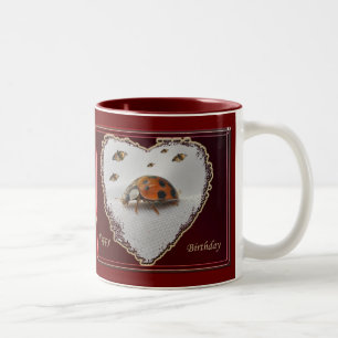 Ladybug Happy Birthday Mug