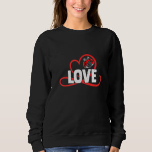 Ladybug Heart 2 Sweatshirt