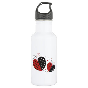 Ladybug Heart cute 532 Ml Water Bottle
