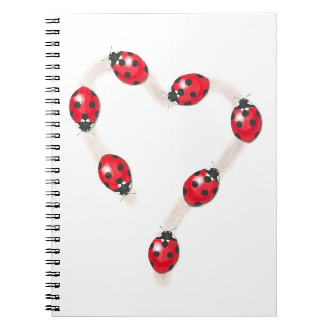 Ladybug Heart Notebook (Front)