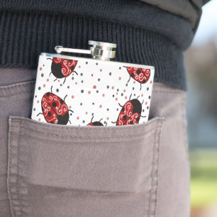 Ladybug Hip Flask