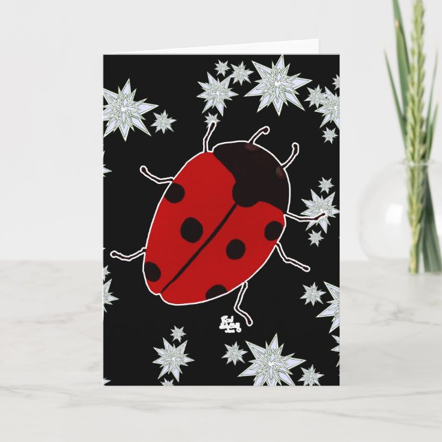 LADYBUG HOLIDAY CARD (Front)