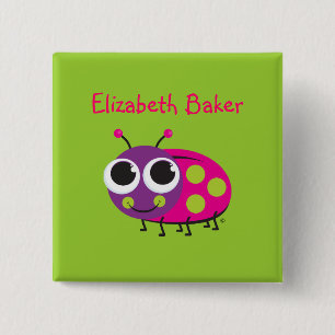 Ladybug Identification Button