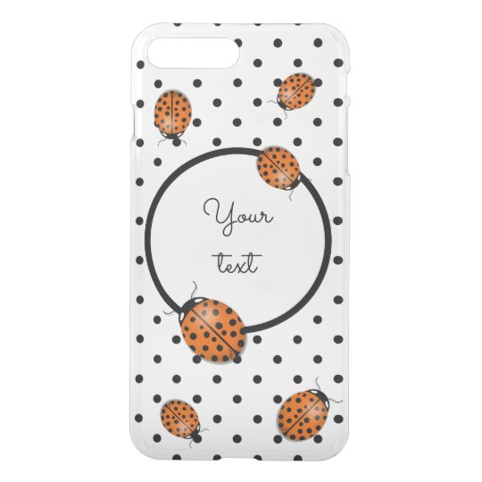 Ladybug in orange iPhone 8 plus/7 plus case