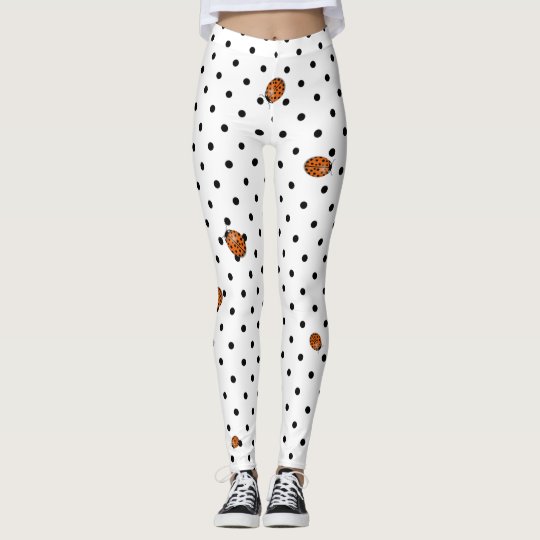 Ladybug in orange leggings