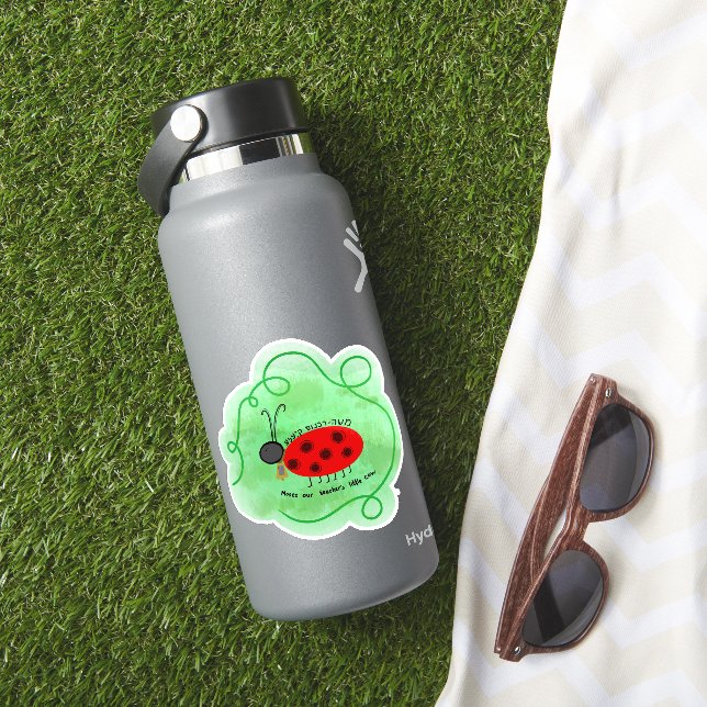 Ladybug in Yiddish (HydroFlask Insitu)