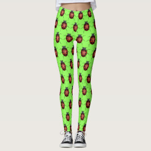 Ladybug insect Design Leggings