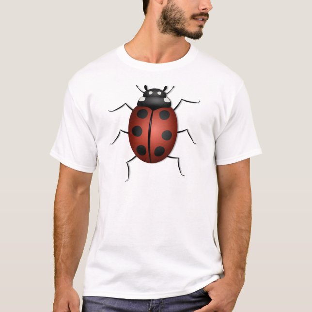 Ladybug insect Design T-Shirt (Front)