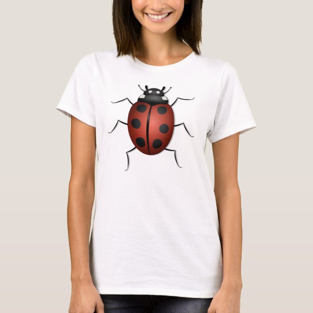 Ladybug insect Design T-Shirt (Front)