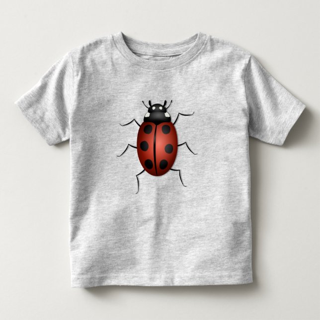Ladybug insect Design Toddler T-Shirt (Front)