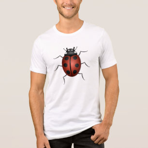 Ladybug insect Design Tri-Blend Shirt