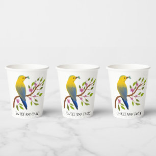 ladybug insect tasty colourful bird girly paper cups