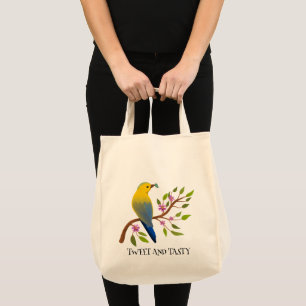 ladybug insect tasty colourful bird girly tote bag