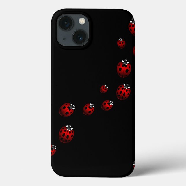 Ladybug iPad Case Customisable Cute Ladybird Case (Back)