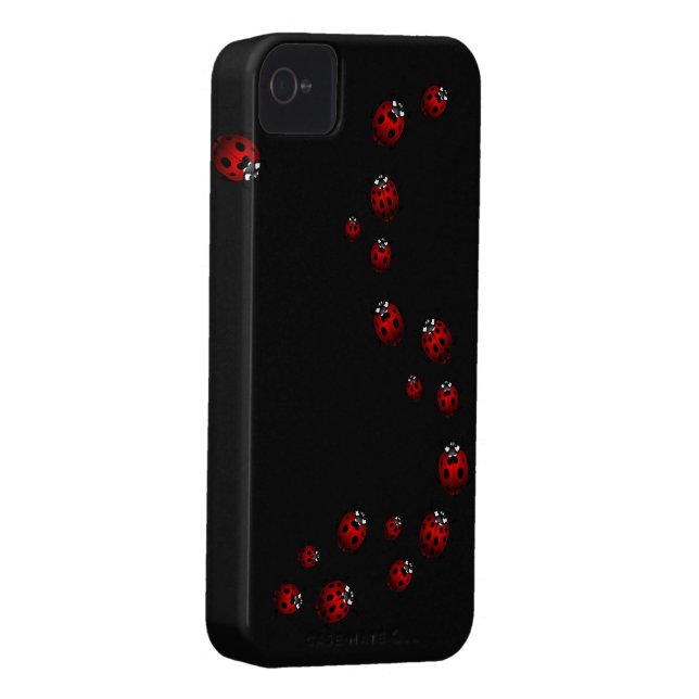 Ladybug iPhone Case Lady Bird iPhone 4 Case Gifts (Back/Right)