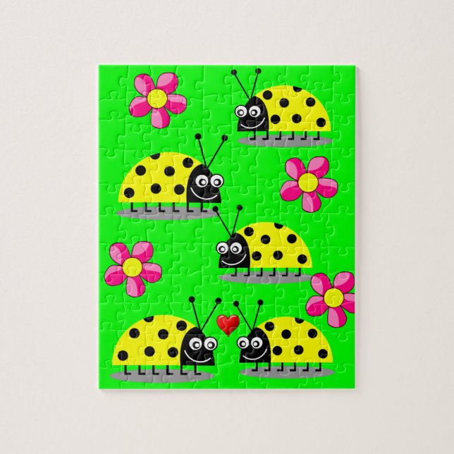 Ladybug Jigsaw Puzzle (Vertical)