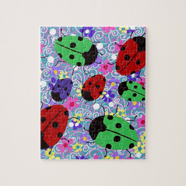 Ladybug Jigsaw Puzzle (Vertical)