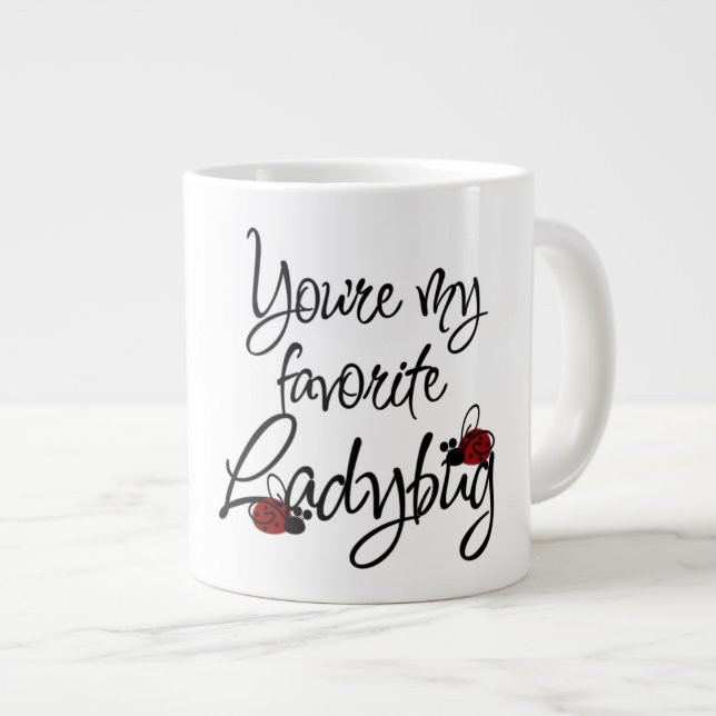 Ladybug - Jumbo Mug (Front Right)