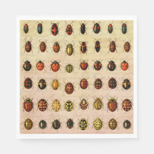 Ladybug Ladybird Beetle Insect Bug Napkin