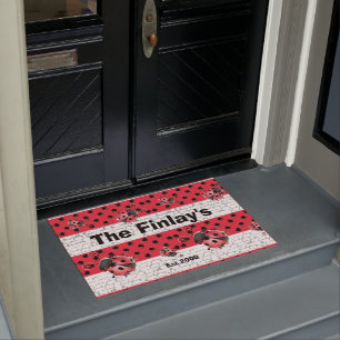 Ladybug Ladybird design Doormat