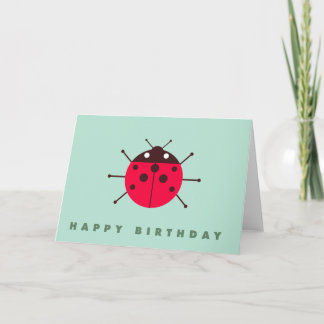 Ladybug / Ladybird Happy Birthday Card
