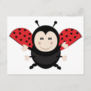 Ladybug Ladybird Postcard