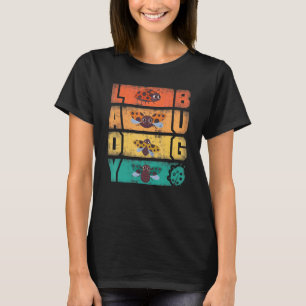 Ladybug Ladybirds Entomology Ladybugs Silhouettes T-Shirt