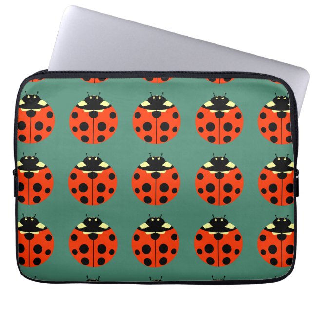 ladybug laptop sleeve (Front)