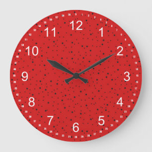 Ladybug Large Clock