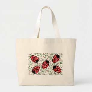 Ladybug Large Tote Bag